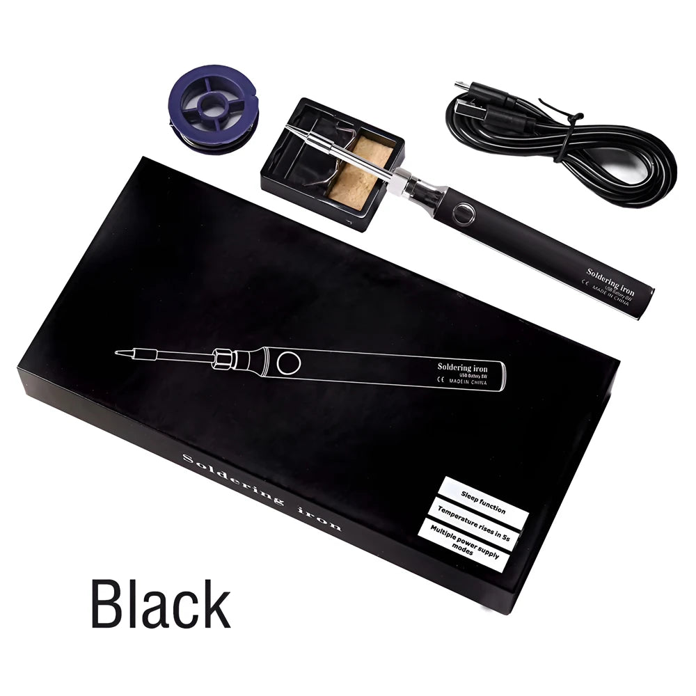 USB Soldering Iron Wireless Charging Electric Solder Iron 5V 8W Fast Charging Lithium Rechargeable Portable Repair Welding Tools