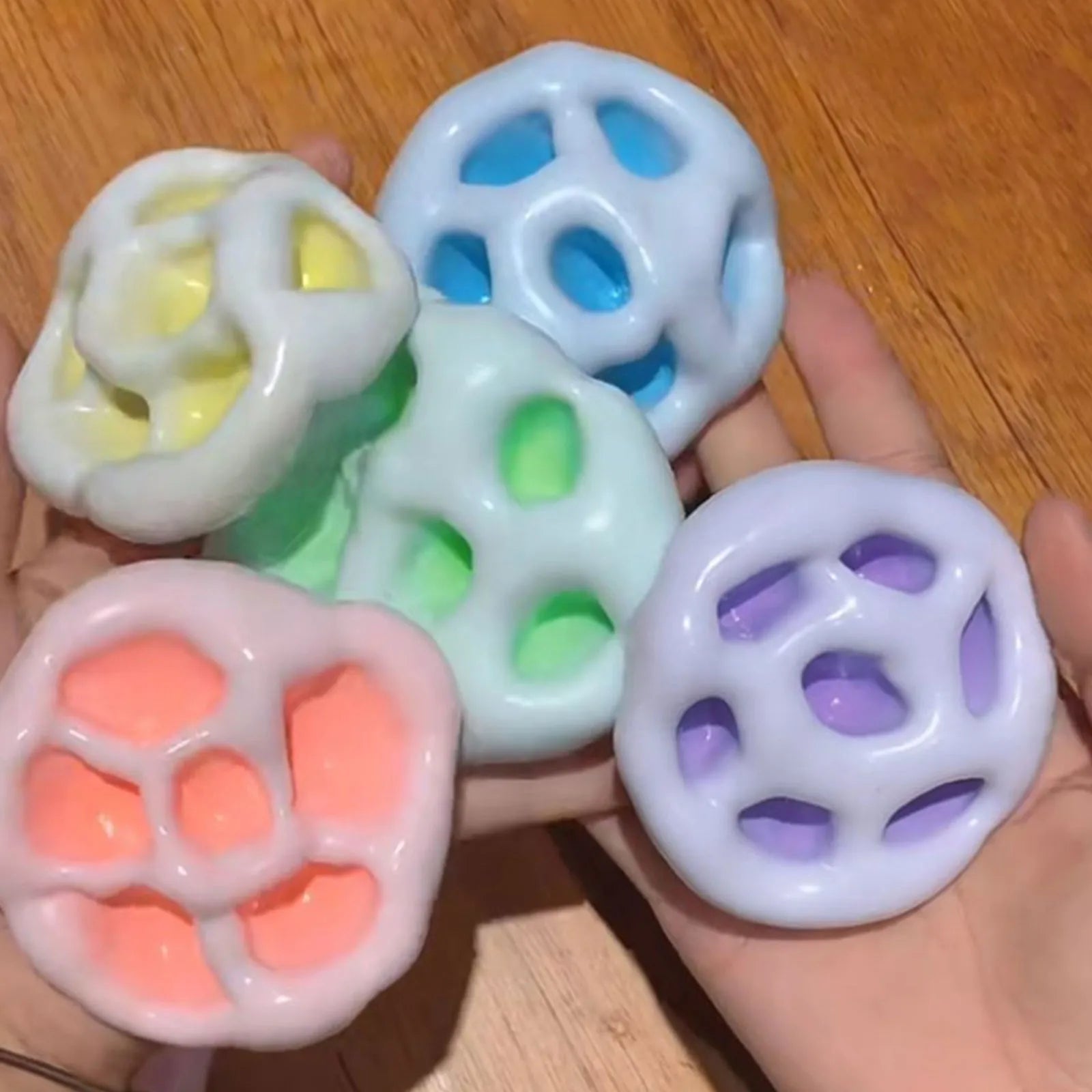 Relax Ball Squishy Table Toys Plasticity Ice Skin Super Soft Ultra-Thin Sticky Ball
