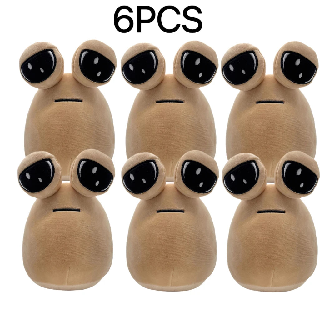 1-6Pcs 22Cm Anime Game the Maw My Pet Alien Pou Kawaii Cartoon