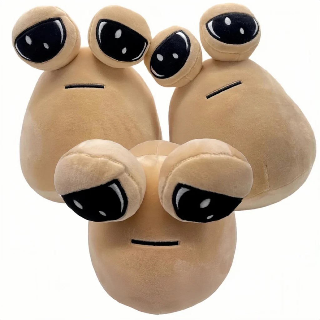1-6Pcs 22Cm Anime Game the Maw My Pet Alien Pou Kawaii Cartoon