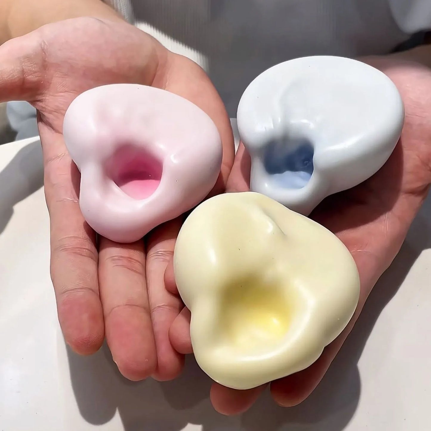 Relax Ball Squishy Table Toys Plasticity Ice Skin Super Soft Ultra-Thin Sticky Ball
