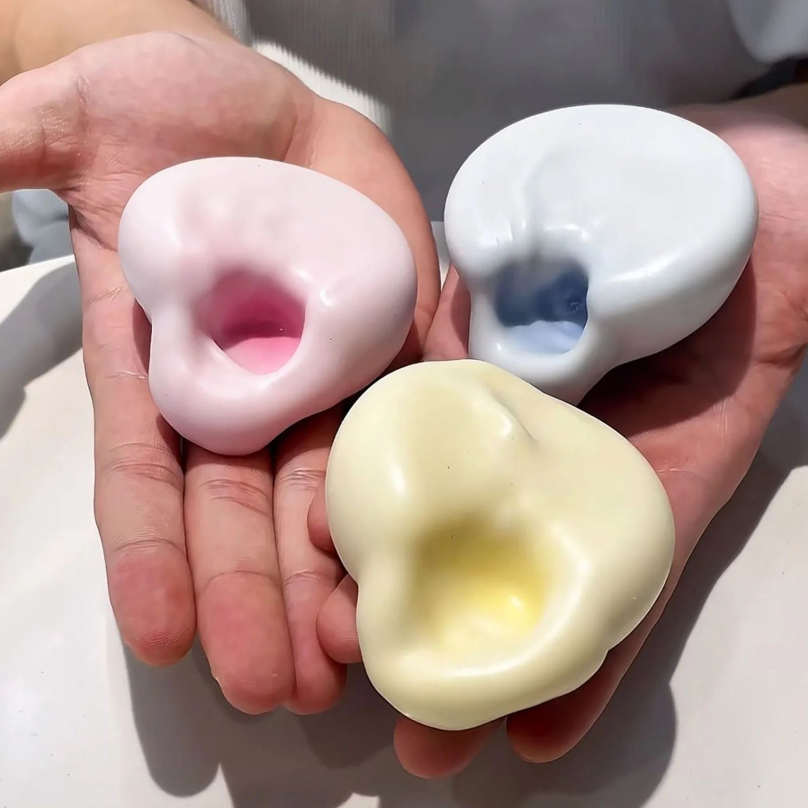 Relax Ball Squishy Table Toys Plasticity Ice Skin Super Soft Ultra-Thin Sticky Ball