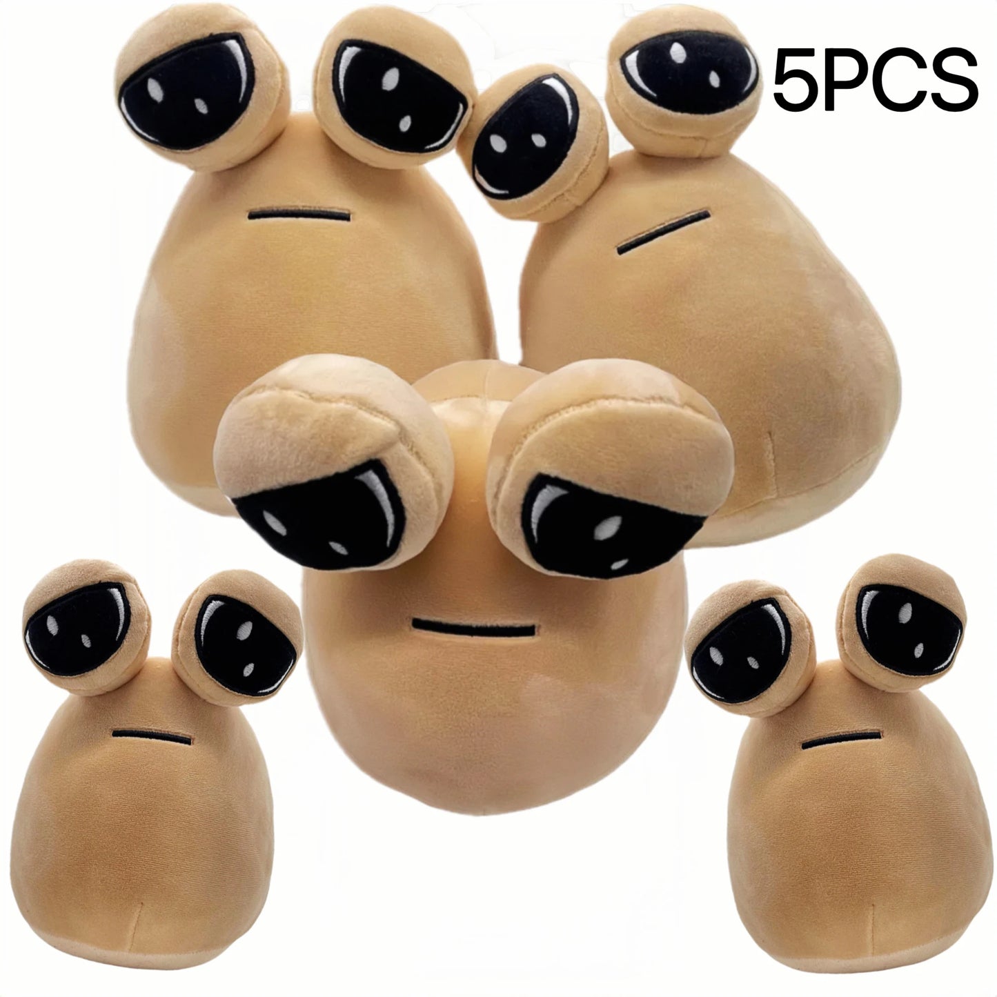 1-6Pcs 22Cm Anime Game the Maw My Pet Alien Pou Kawaii Cartoon