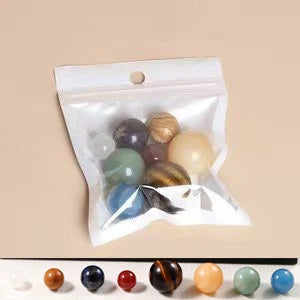Solar System Natural Crystal Gemstones 9 Planets Office/ Home Decor