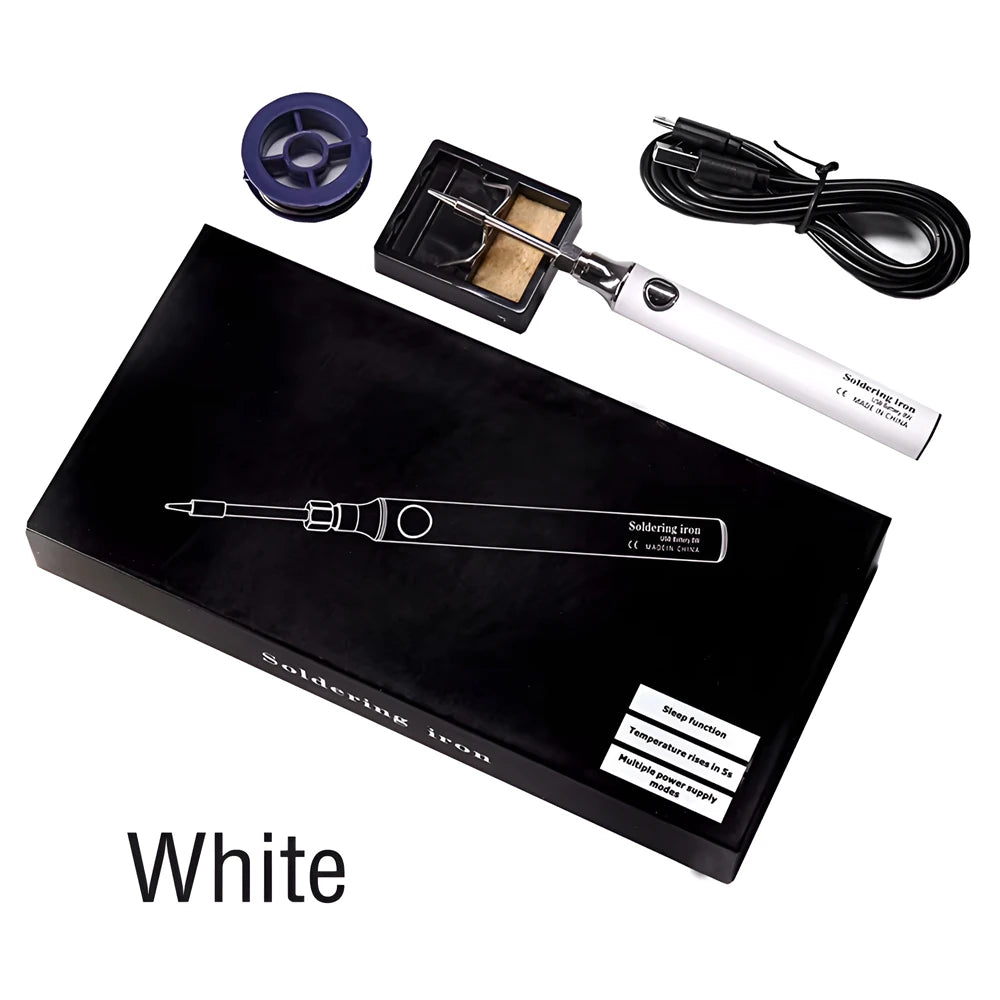 USB Soldering Iron Wireless Charging Electric Solder Iron 5V 8W Fast Charging Lithium Rechargeable Portable Repair Welding Tools